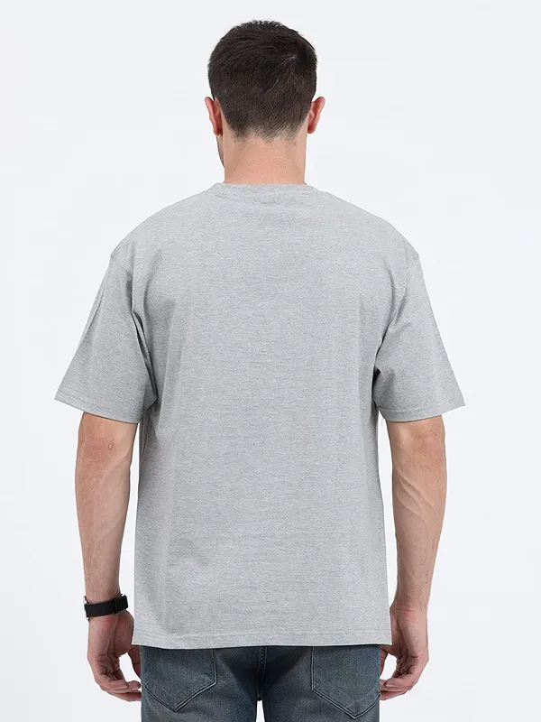 Grey_Melange_Cotton_Oversized_Fit_T_Shirt_For_Men