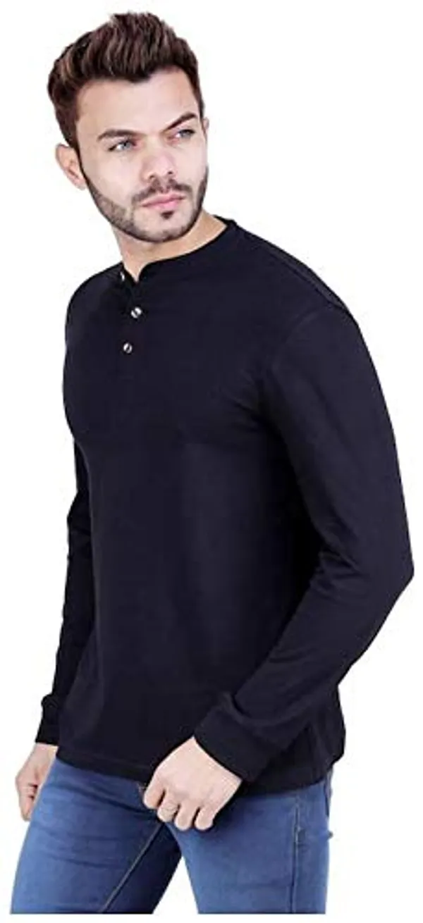 Black_Cotton_Full_Sleeve_T_Shirt_For_Men