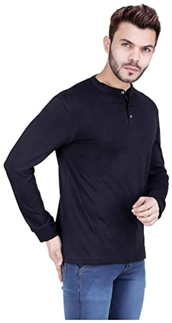 Black_Cotton_Full_Sleeve_T_Shirt_For_Men