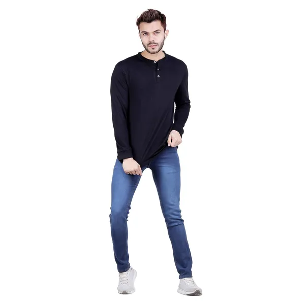 Black_Cotton_Full_Sleeve_T_Shirt_For_Men