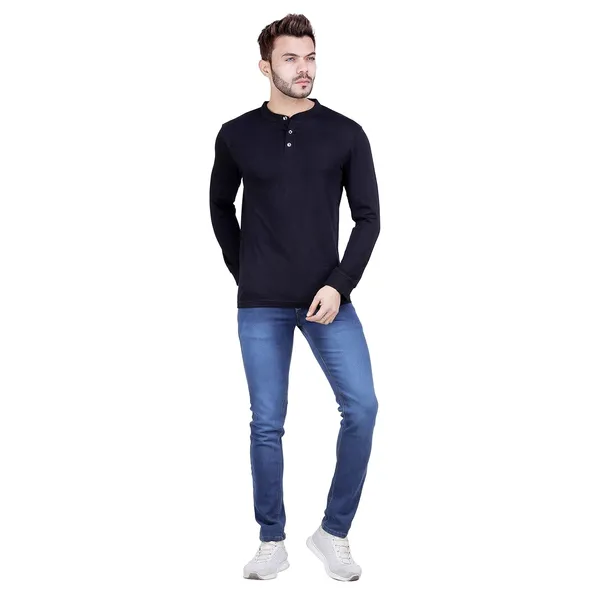 Black_Cotton_Full_Sleeve_T_Shirt_For_Men