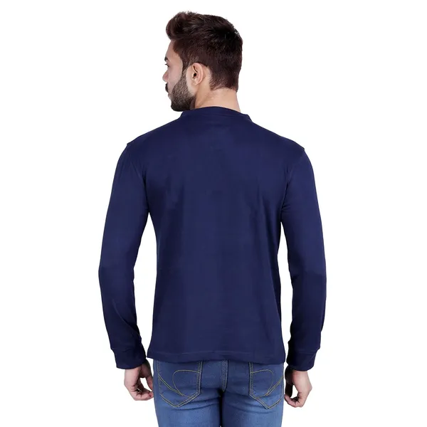Navy_Blue_Cotton_Regular_Fit_T_Shirt_For_Men