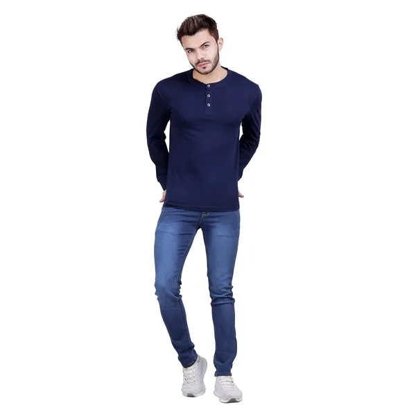 Navy_Blue_Cotton_Regular_Fit_T_Shirt_For_Men