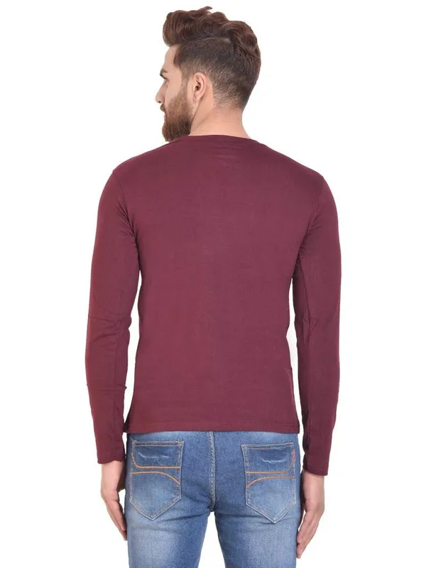 Black_Maroon_Navy_Blue_Cotton_T_Shirt_For_Men_Pack_Of_3