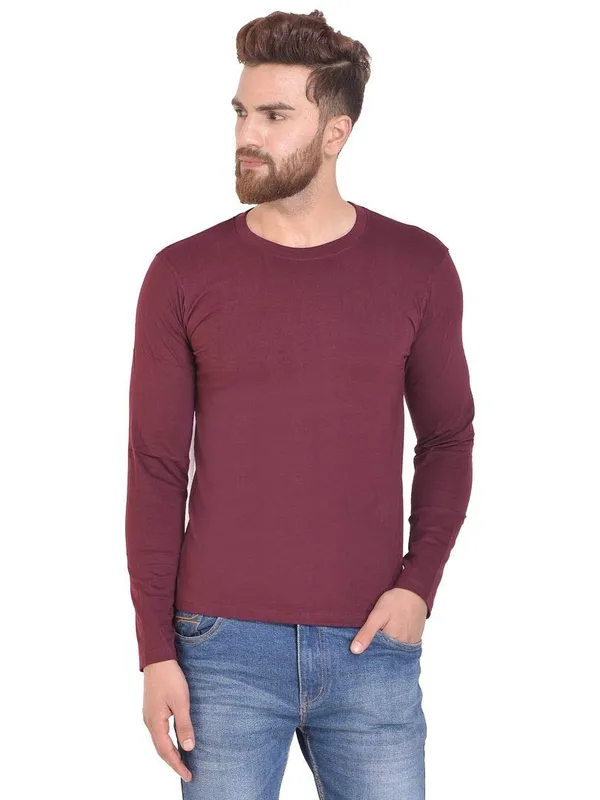 Pack_Of_3_Black_Maroon_Green_Cotton_T_Shirt_For_Men