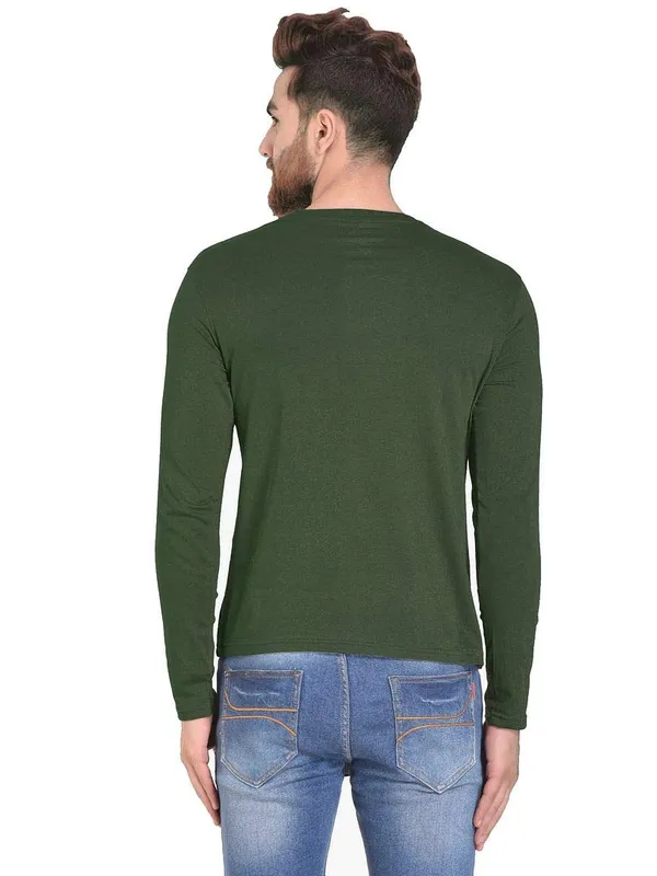 Pack_Of_3_White_Navy_Blue_Green_Cotton_T_Shirt_For_Men