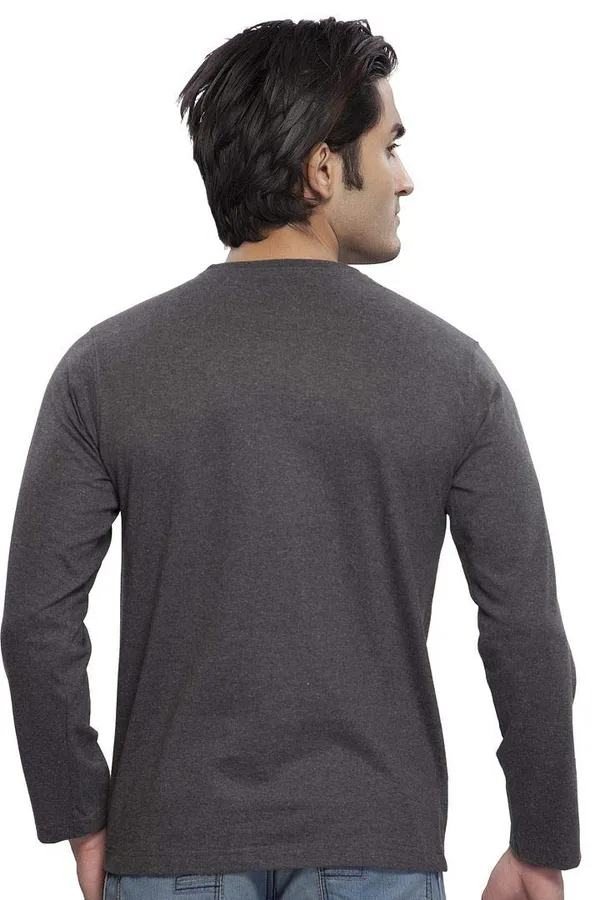 White_Charcoal_Melange_Mustard_Yellow_Cotton_T_Shirt_For_Men_Pack_Of_3