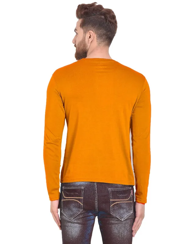 Maroon_Charcoal_Mustard_Yellow_Cotton_T_Shirt_For_Men_Pack_Of_3