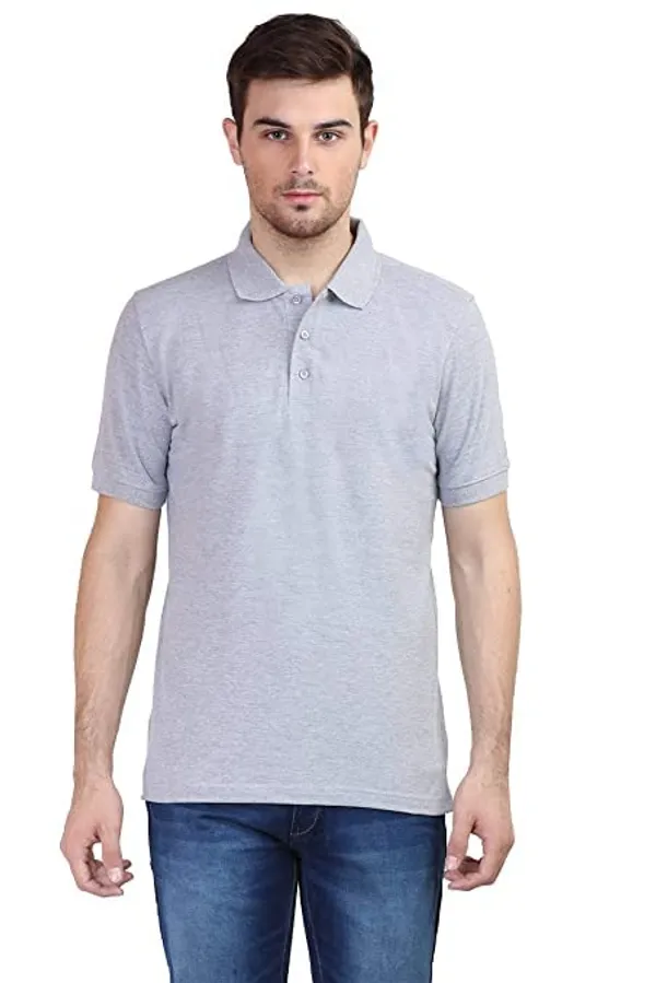 Pack_Of_2_Grey_Melange_White_Cotton_T_Shirt_For_Men
