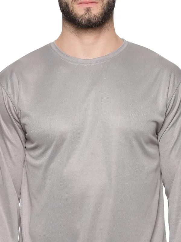 Grey_Polyester_Regular_Fit_T_Shirt_For_Men