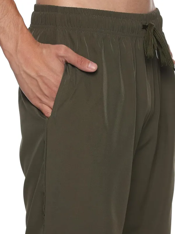 Olive_Green_Polyester_Relaxed_Fit_Shorts_For_Men