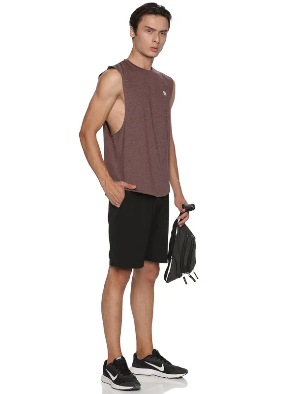 Black_Polyester_Regular_Fit_Shorts_For_Men