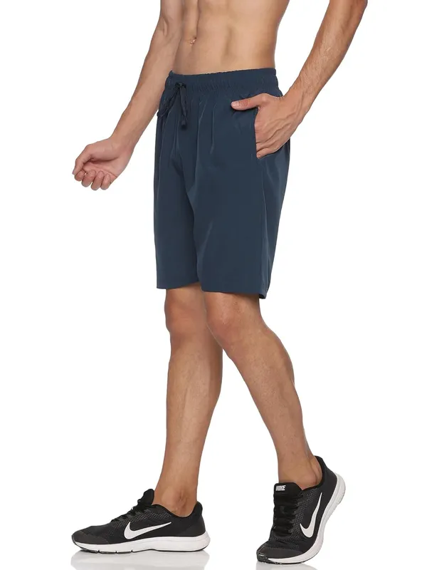 Oxford_Blue_Polyester_Relaxed_Fit_Shorts_For_Men