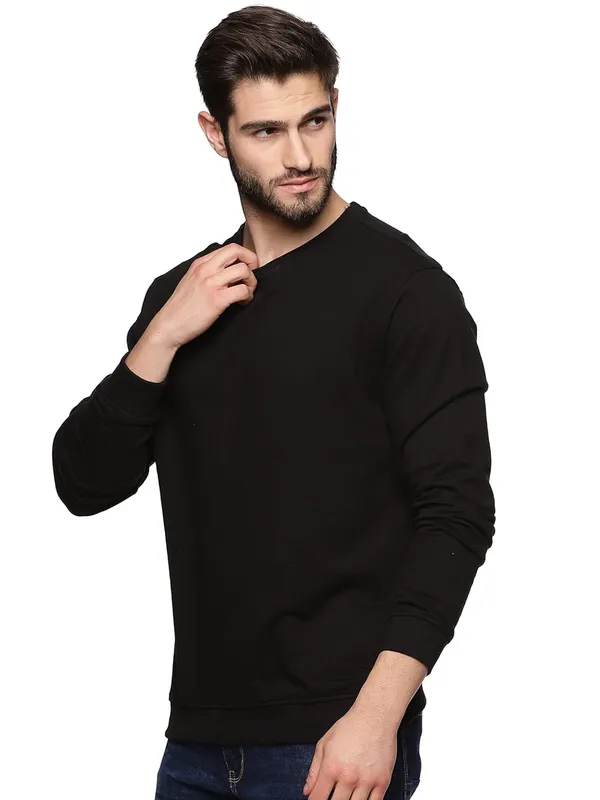 Black_Cotton_Sweatshirt_For_Men