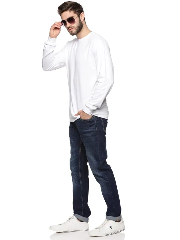 White_Cotton_Regular_Fit_Sweatshirt_For_Men