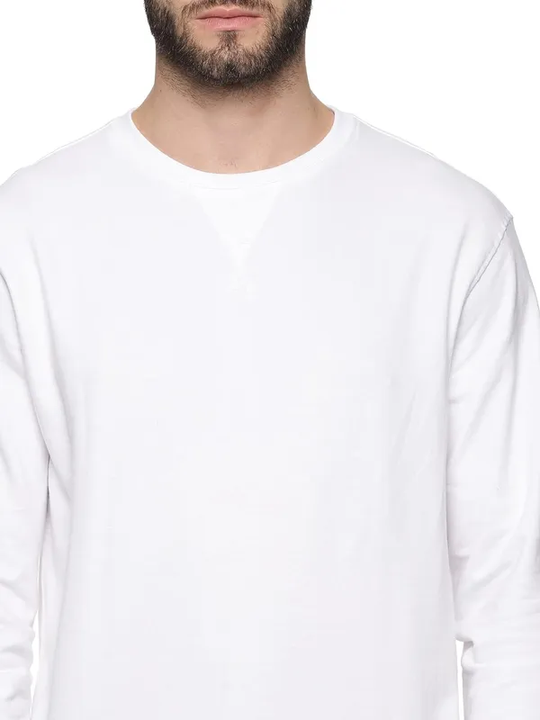 White_Cotton_Regular_Fit_Sweatshirt_For_Men