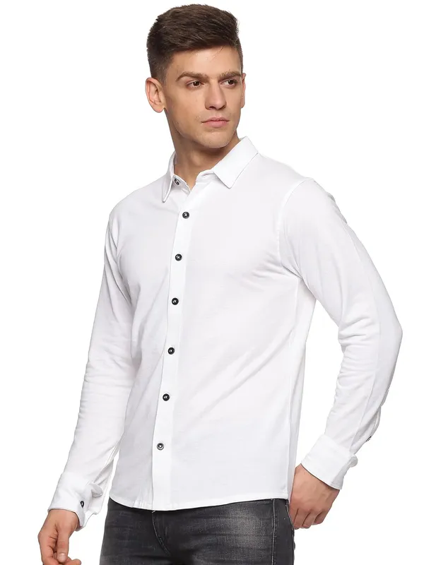 Black_White_Cotton_Shirt_For_Men_Pack_Of_2
