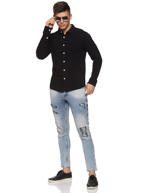 Black_Cotton_Shirt_For_Men