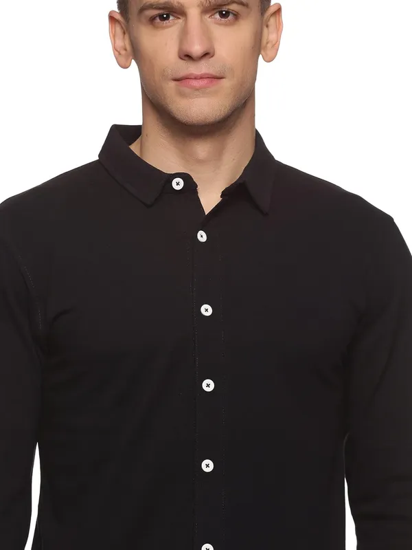 Black_Cotton_Shirt_For_Men