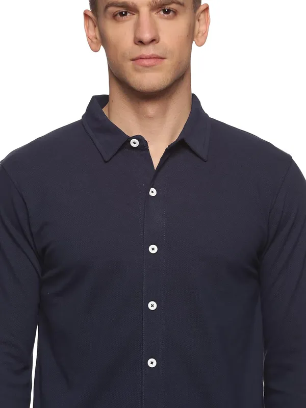 Navy_Blue_Cotton_Regular_Fit_Shirt_For_Men