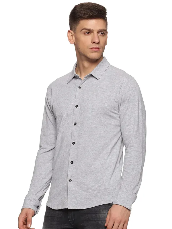 Grey_White_Cotton_Shirt_For_Men_Pack_Of_2