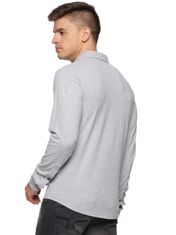 Grey_White_Cotton_Shirt_For_Men_Pack_Of_2