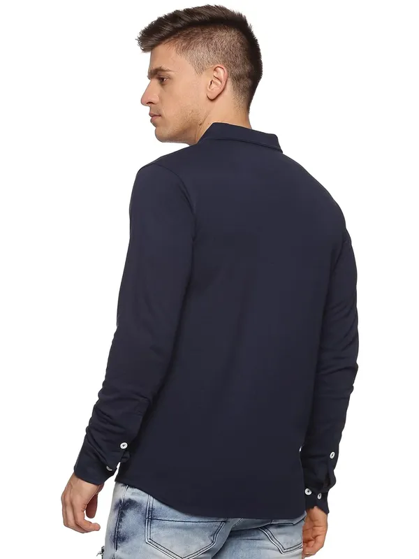 Grey_Navy_Blue_Cotton_Shirt_For_Men_Pack_Of_2