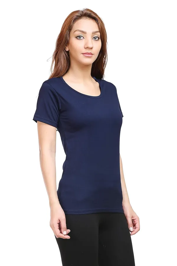 Blue_Regular_Fit_T_Shirt_For_Women