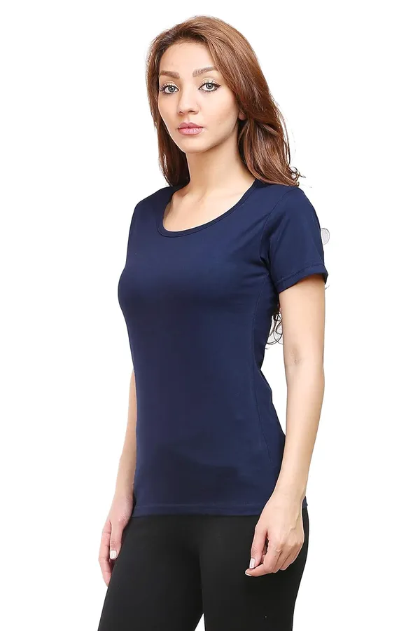 Blue_Regular_Fit_T_Shirt_For_Women
