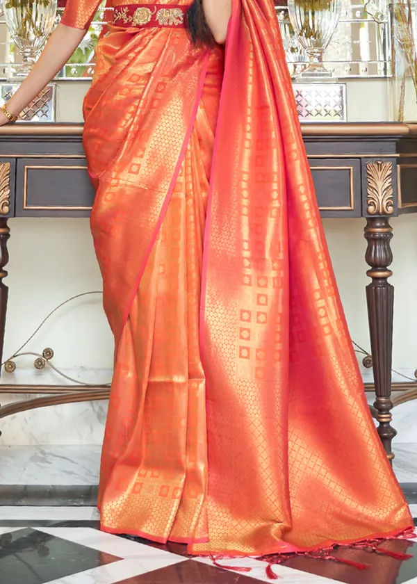 orange__Handloom_Weaving_Silk_Saree