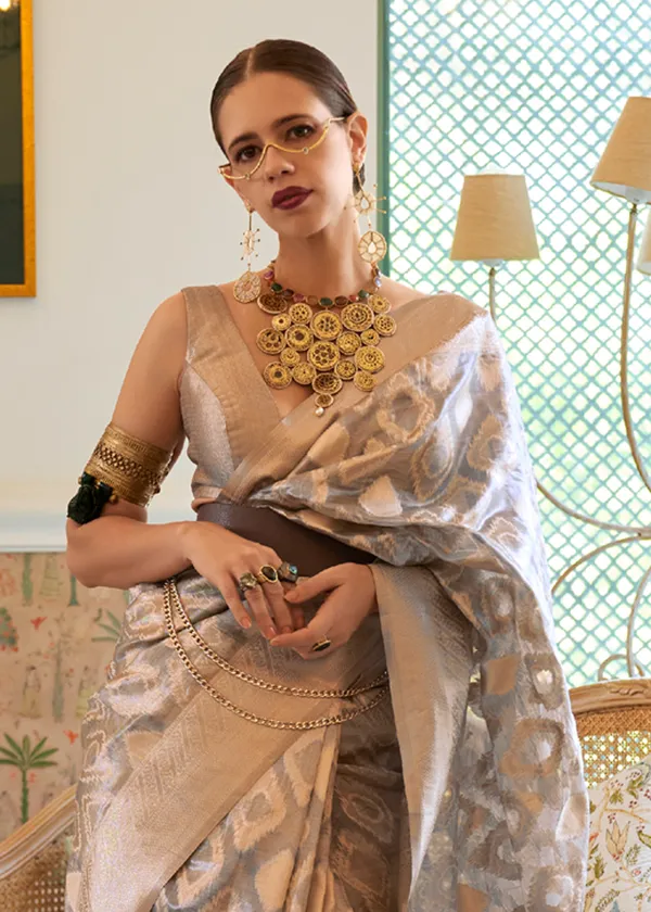 Grey__Tissue_Handloom_Silk_Saree