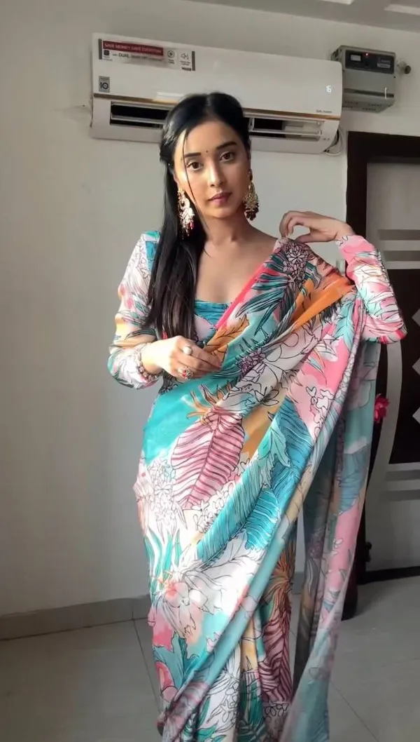 READY_TO_WEAR_MULTICOLOR_TRENDY_1-MINUTE__GEORGETTE_SAREE