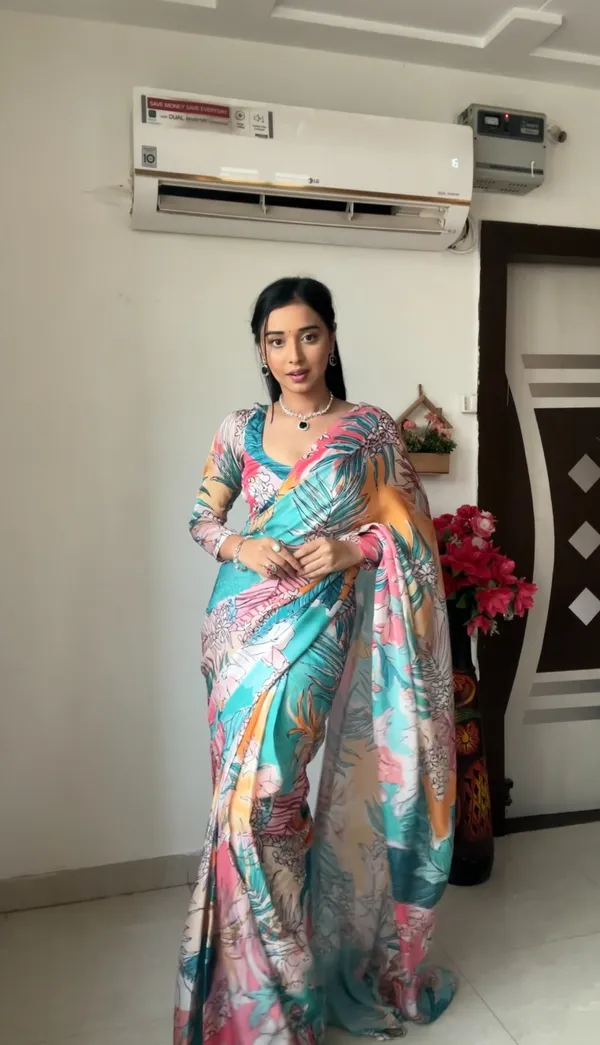 READY_TO_WEAR_MULTICOLOR_TRENDY_1-MINUTE__GEORGETTE_SAREE