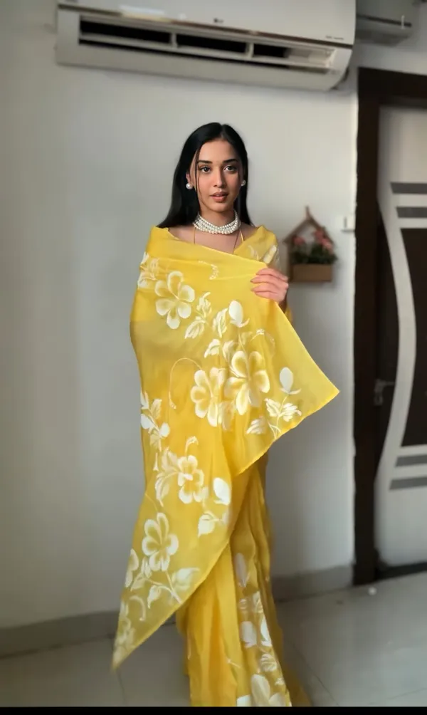 READY_TO_WEAR_YELLOW_TRENDY_1-MINUTE__Tabby_Organza_SAREE