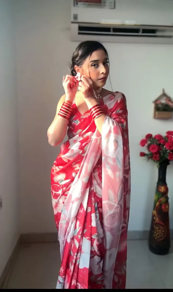 READY_TO_WEAR_RED_TRENDY_1-MINUTE__GEORGETTE_SAREE