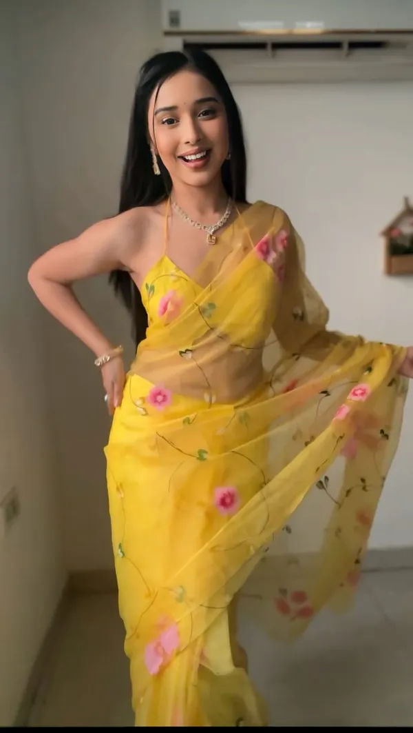 READY_TO_WEAR_MANGO_YELLOW_1-MINUTE__ORGANZA_SAREE