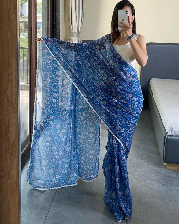 READY_TO_WEAR__BLUE_FLORAL_PRINTED_1-MINUTE_GEORGETTE_SAREE