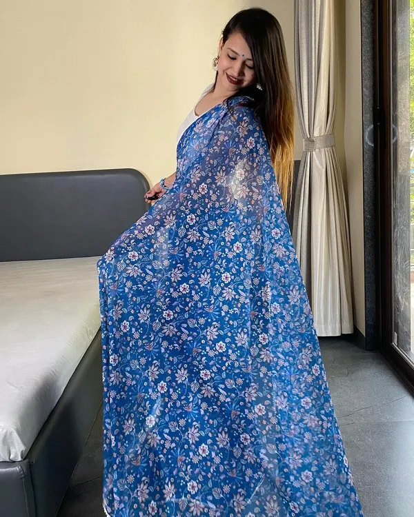 READY_TO_WEAR__BLUE_FLORAL_PRINTED_1-MINUTE_GEORGETTE_SAREE