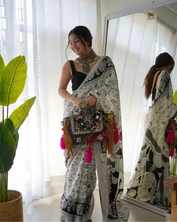 READY_TO_WEAR__WHITE_TRENDY_GEORGETTE_SAREE