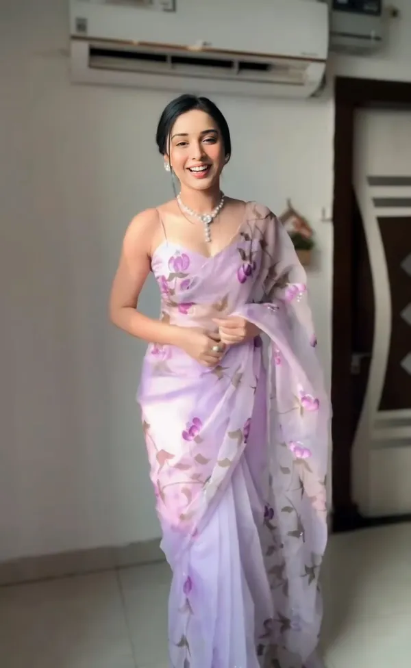 Lavender_1-Minute_Ready_To_Wear_Organza_Saree
