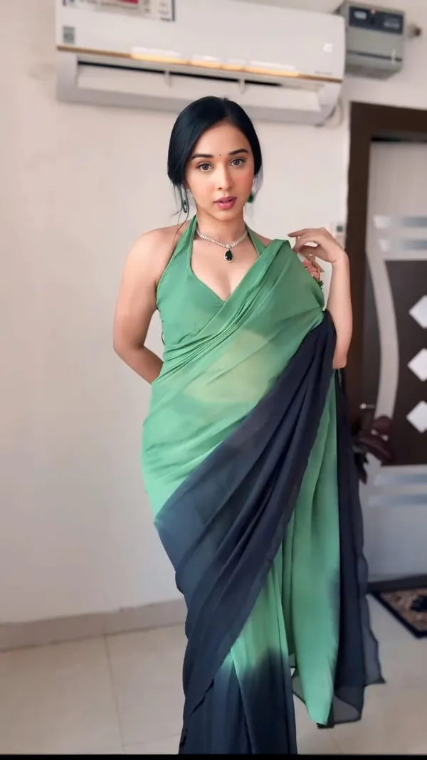 Green_1-Minute_Ready_To_Wear_Georgette_Saree