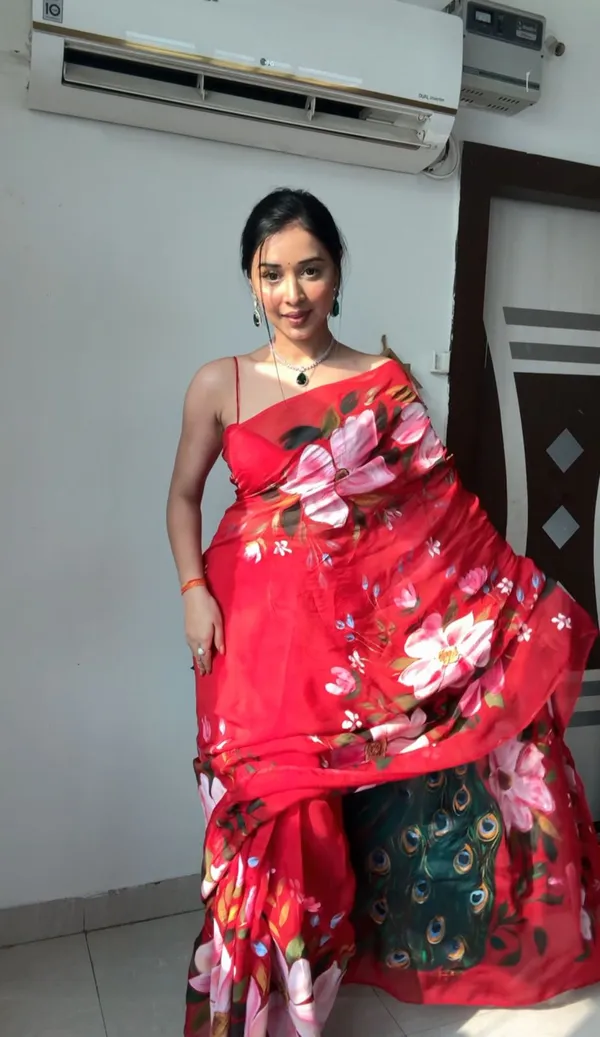 READY_TO_WEAR__RED_FLORAL_PRINTED_TRENDY_1-MINUTE_GEORGETTE_SAREE