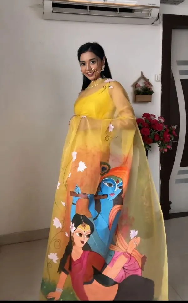 READY_TO_WEAR_MANGO_YELLOW_1-MINUTE__ORGANZA_SAREE