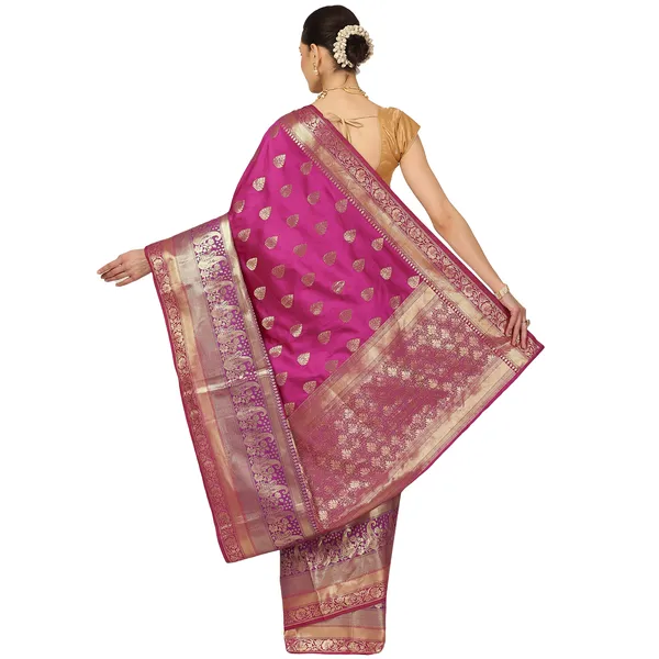 Purple_Cotton_Blend_Banarasi_Sarees_For_Women