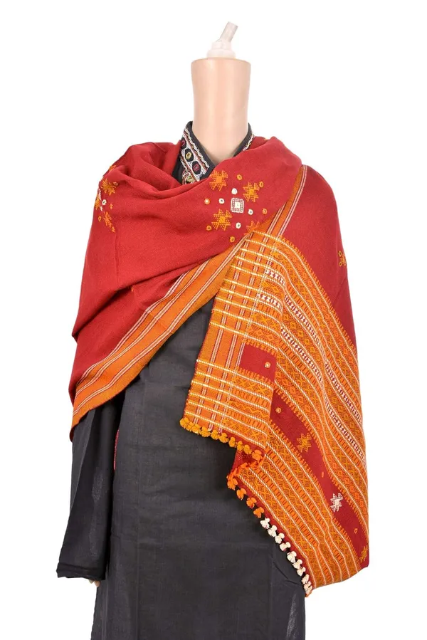 Maroon_Premium_Shawl_For_Women_&_Girls