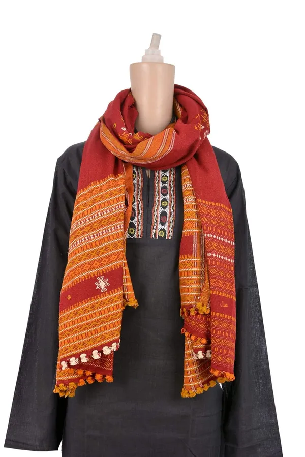 Maroon_Premium_Shawl_For_Women_&_Girls