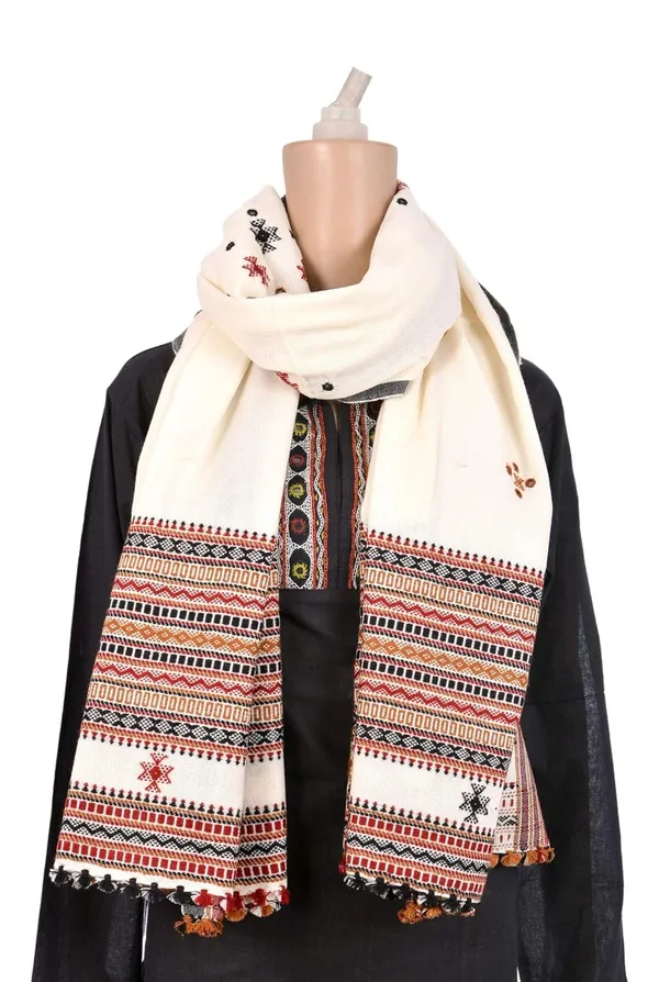 White_Premium_Shawl_For_Women_&_Girls