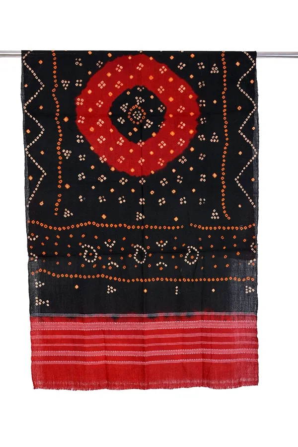 Black_&_Maroon_Premium_Shawl_For_Women_&_Girls