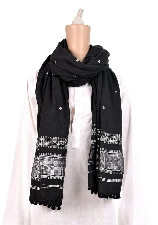 Black_Premium_Shawl_For_Women_&_Girls