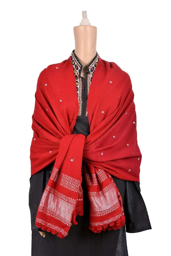 Maroon_Premium_Shawl_For_Women_&_Girls